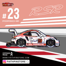 Load image into Gallery viewer, Keychain Porsche 911 RSR Leipzig Matchbox Toyshow @Moyshop
